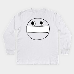 Pop-kun Alternate Kids Long Sleeve T-Shirt